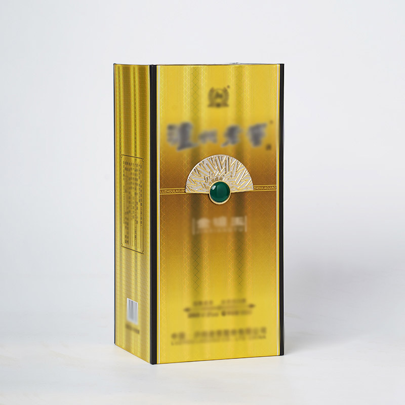 printed ecommerce rigid high liquor or wine gift boxes